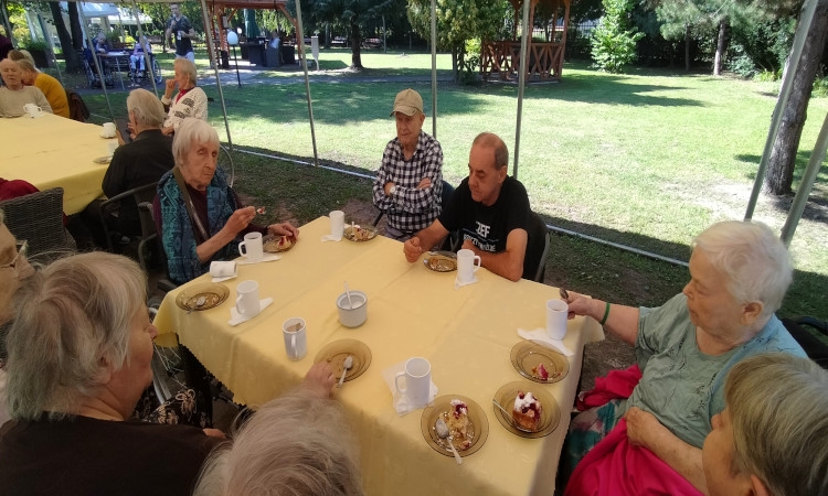 Ciasteczkowe Piosenki na terenie ogrodu