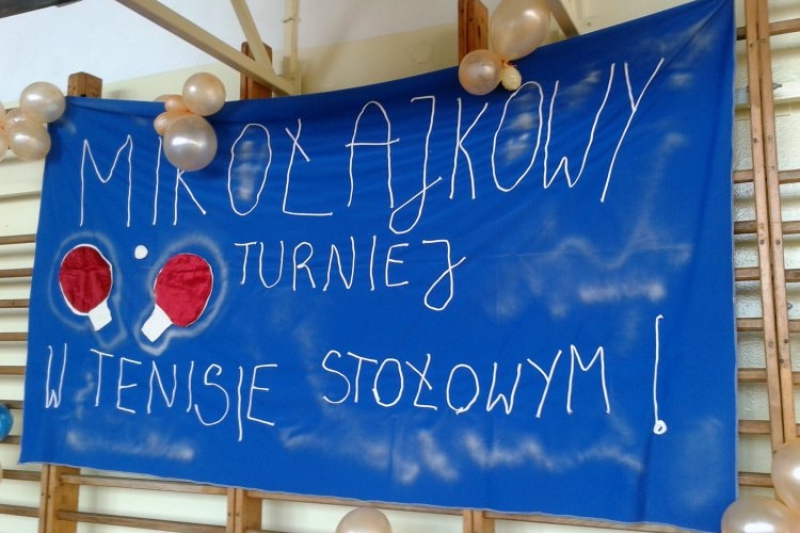 Mikołajkowy Turniej Tenisa Stołowego (fot. 3)